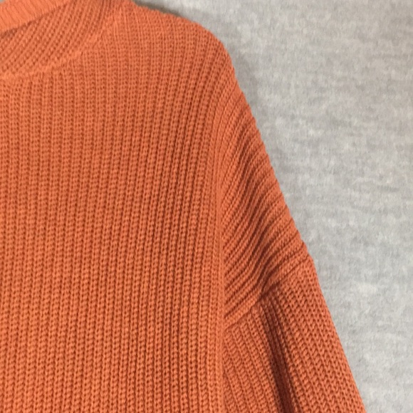 CYNTHIA ROWLEY Trendy Dropped Shoulder Flat Knit Sweater with Hood - Picture 7 of 14